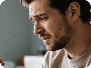 applying minoxidil foam for hair loss treatment